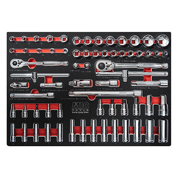 M10 135pcs 3/8" & 1/2" Dr MASTER Tool Set