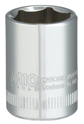M10 1/4" Dr 6pt Socket (Inches)