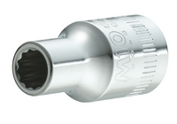 M10 1/4" Dr 12pt Socket (Inches)