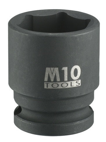M10 1/2" Dr 6Pt Impact Socket
