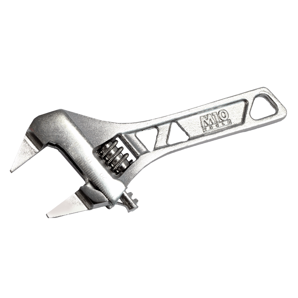 M10 AW130S 5" Stubby Adjustable Wrench with scale