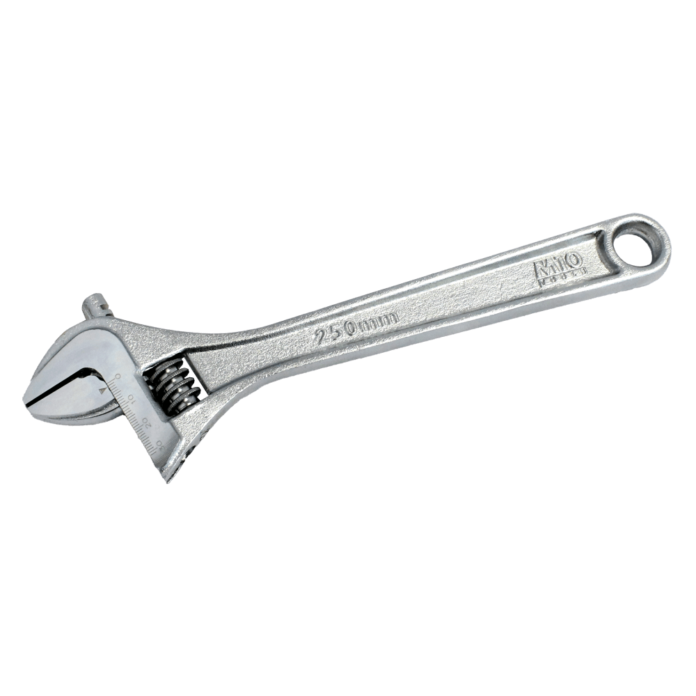 M10 AW-250 10" Adjustable Wrench with scale
