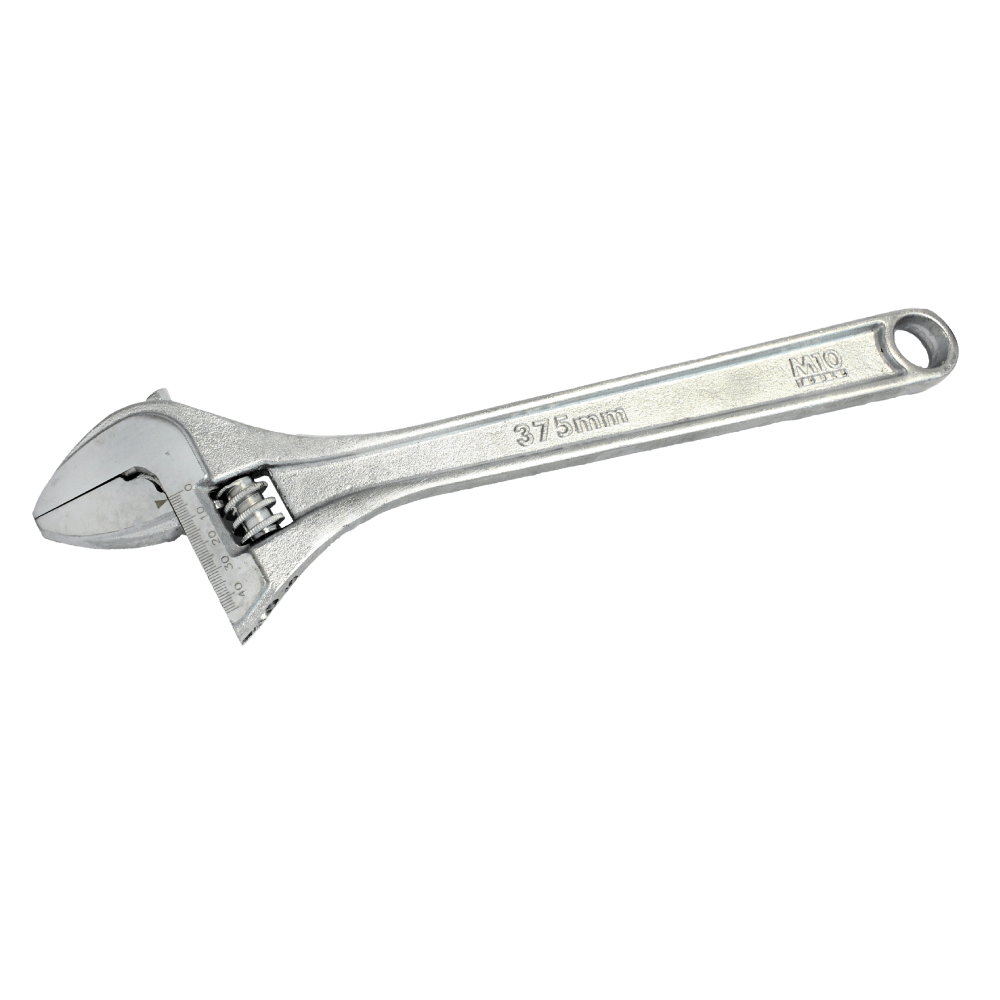 M10 AW-375 15" Adjustable Wrench with scale