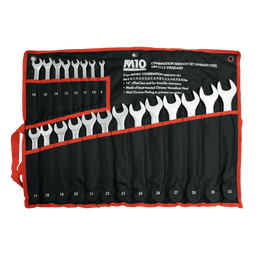 M10 21 pcs Combination wrench set (DIN TYPE) Satin Finish 21GTS