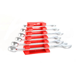 M10 6 pcs Raised Panel Metric Combination wrench set 8-17mm (Plastic rack)