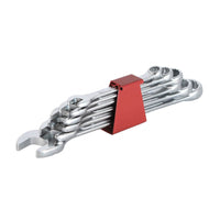 M10 6 pcs Raised Panel Metric Combination wrench set 8-17mm (Metal clip)