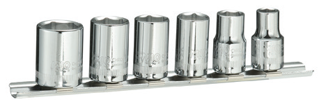 M10 3/8" Dr Socket on Rail rails (6pt & 12pt)