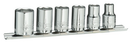 M10 3/8" Dr Socket on Rail rails (6pt & 12pt)