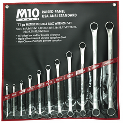 M10 11pcs Double Box End Wrench Set DB11