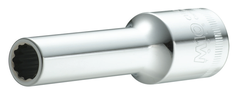 M10 1/2" Dr 12pt Deep Socket (Inches)