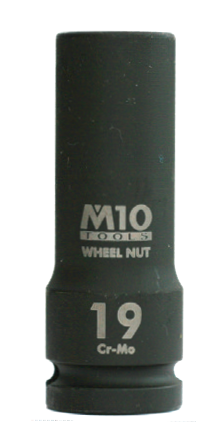 M10 1/2" Dr Wheel Nut Socket for Impact Wrench