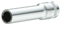 M10 1/4" Dr 12pt Deep Socket (Inches)