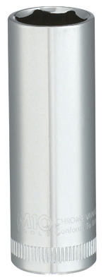M10 1/4" Dr 6pt Deep Socket (Inches)