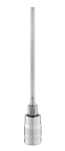 M10 1/4" Dr Long Hex Screwdriver Socket