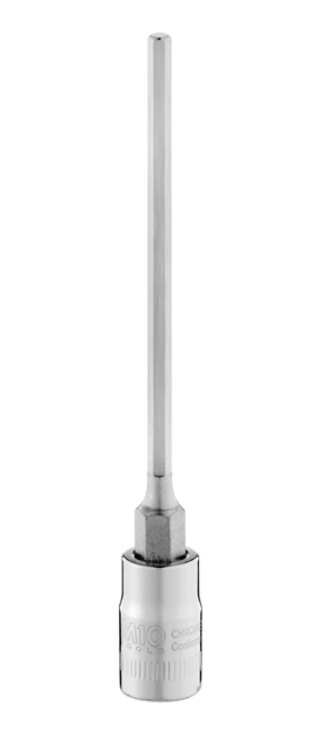 M10 1/4" Dr Long Hex Screwdriver Socket