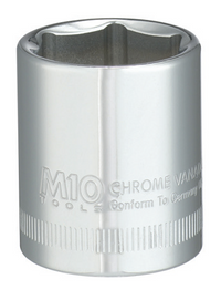 M10 3/8" Dr 6pt Socket (Metric)
