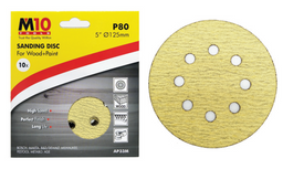 M10 5" With 8 Hole Velcro Sanding Disc
