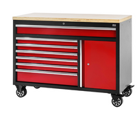 M10 7-Drawer Tool Wagon With Wooden Top