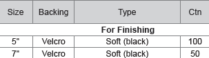 M10 Black Foam Buffing Pad