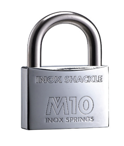 M10 Chrome Plated Padlock with S.S. Shackle