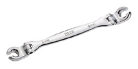 M10 Double End Flexible Flare Nut Wrench (6pt)