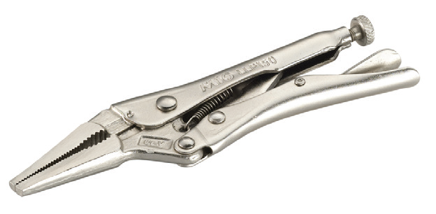 M10 Long Nose Locking Plier With Wire Cutter