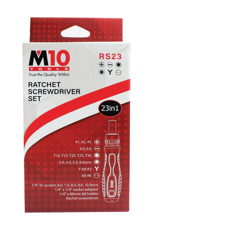 M10 RS23 Ratchet Screwdriver Set (23 in 1)