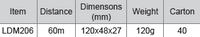 M10 LDM206 (Red) Laser Distance Meter