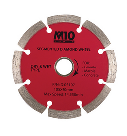 M10 Segmented Rim Diamond Cutting Wheel