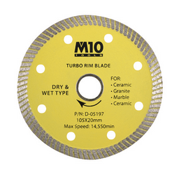M10 Turbo Rim Diamond Cutting Wheel