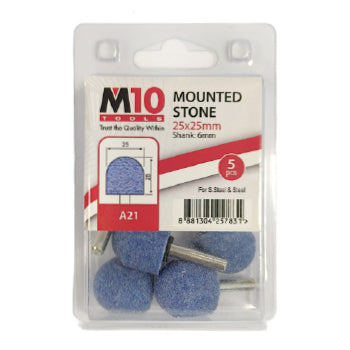 M10 "WA" Mounted Stone A-Size for S. Steel/Steel