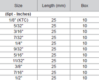 M10 1/4" Dr 6pt Socket (Inches)