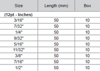 M10 1/4" Dr 12pt Deep Socket (Inches)