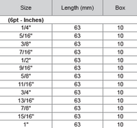 M10 3/8" Dr 6pt Deep Socket (Inches)