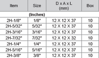 M10 1/4'' Dr Hex Screwdriver Socket (Inches)
