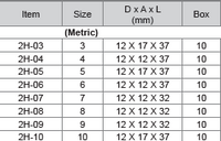M10 1/4'' Dr Hex Screwdriver Socket (Metric)