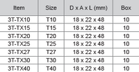 M10 3/8" Dr Star T-Type Socket