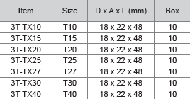 M10 3/8" Dr Star T-Type Socket