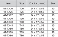 M10 1/2" Dr Star T-Type Socket