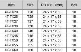 M10 1/2" Dr Star T-Type Socket