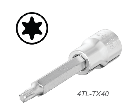 M10 1/2" Dr Long Star T-Type Socket