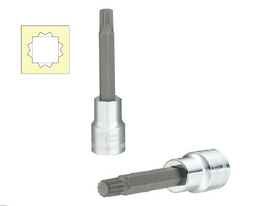 M10 1/2" Dr Triple Square (XZN) Long Socket