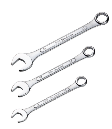 M10 Combination Wrench, Matt Finish (Raised Panel) (Inches)