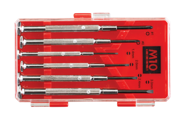 M10 1300 6pcs Jewellers Screwdriver Set